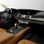 Lexus LS600h interior camel