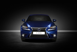 Lexus IS 300h frontal azul