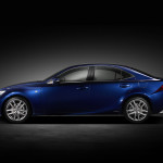 Lexus IS 300h lateral azul