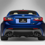 Lexus RC F azul estudio