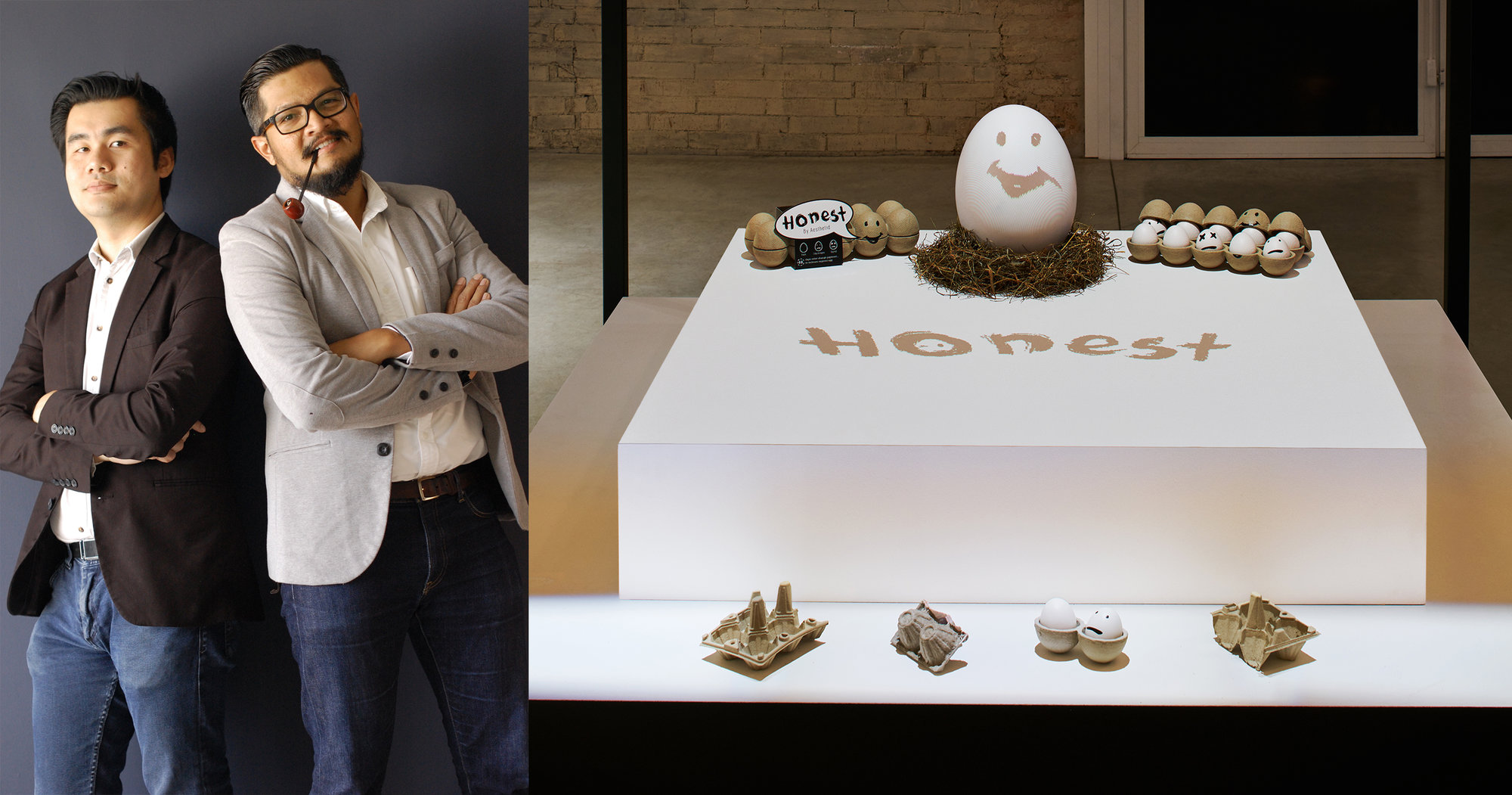 Honest Egg («Huevo Honesto») de Aesthetid gana el premio del público del Lexus Design Award 2018