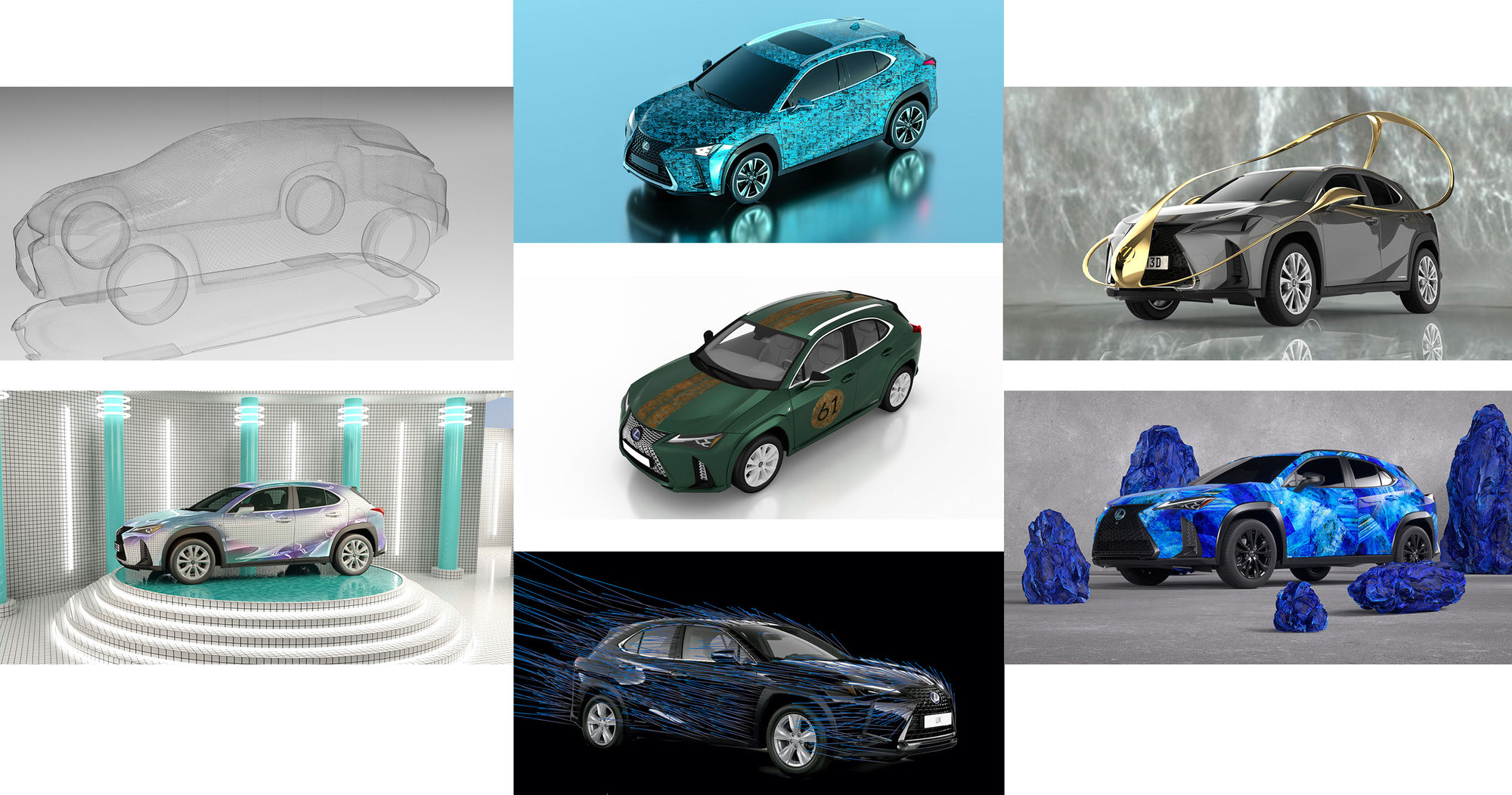 Galería: Lexus presenta los 7 proyectos del concurso de diseño Lexus Art Car