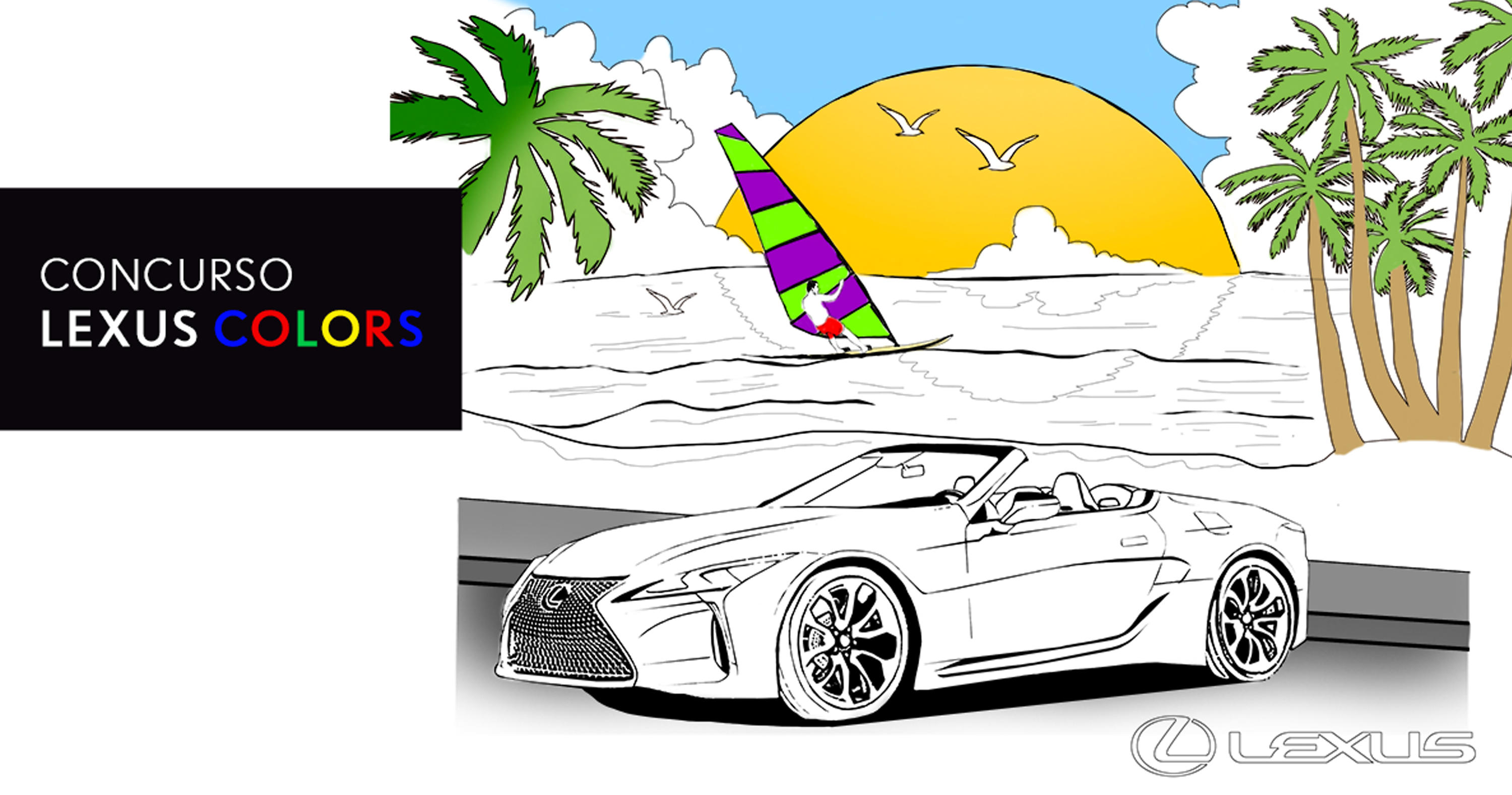 Lexus lanza el concurso solidario de dibujos infantiles ‘Lexus Colors’